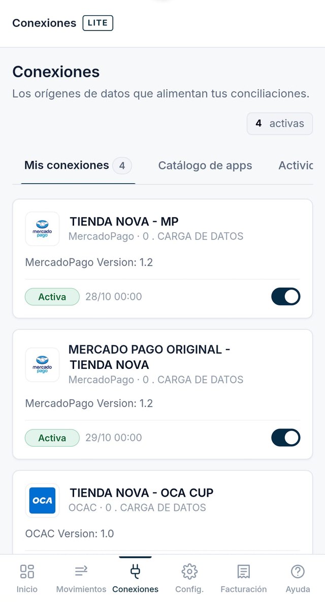 DaMap Lite: conexiones con procesadoras